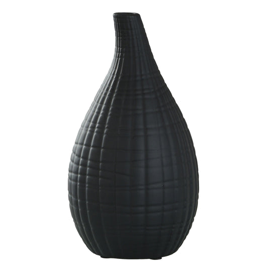 LINDOS VASE-BLACK