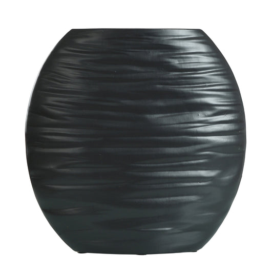 DELPHI VASE- SHORT-BLACK