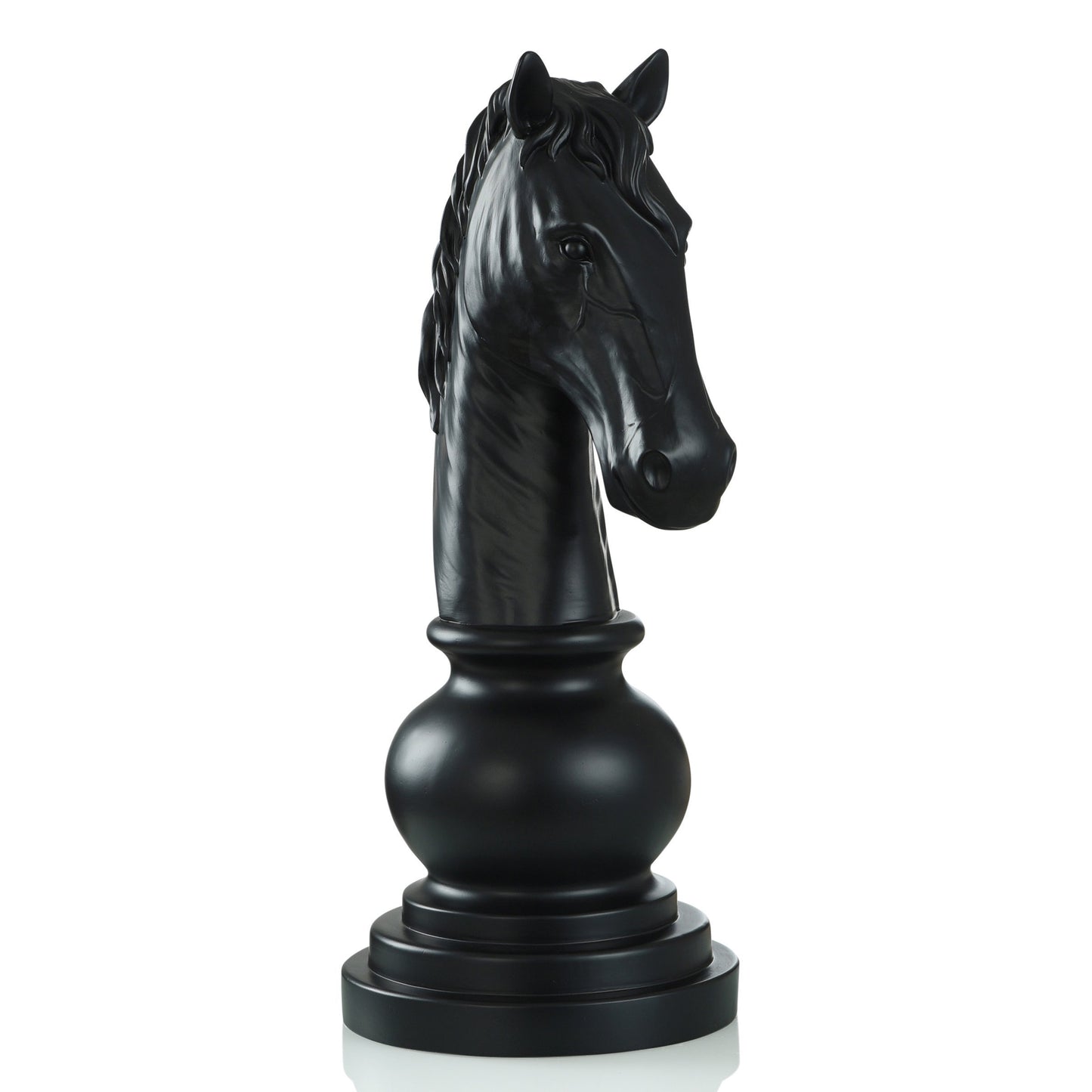 KNIGHT CHESS PIECE- BLACK