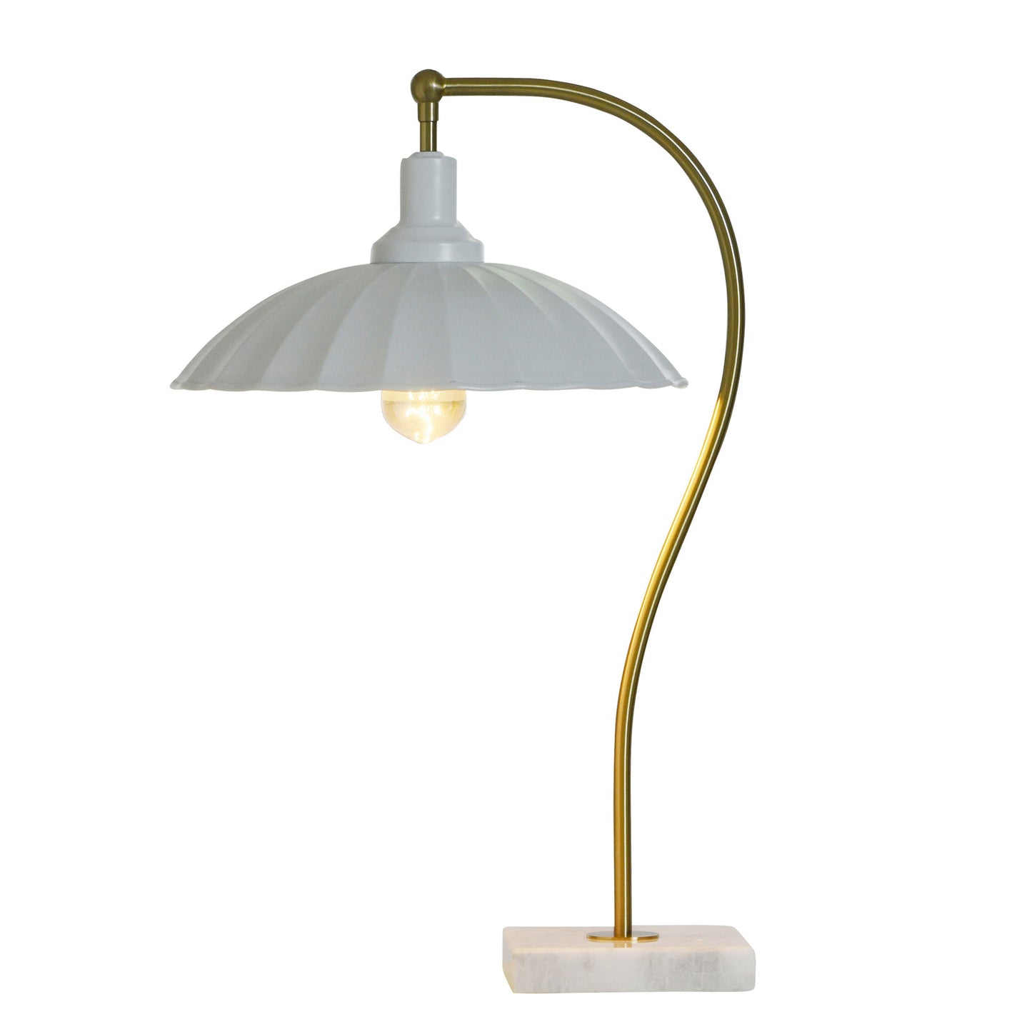 PENELOPE TABLE LAMP-WHITE