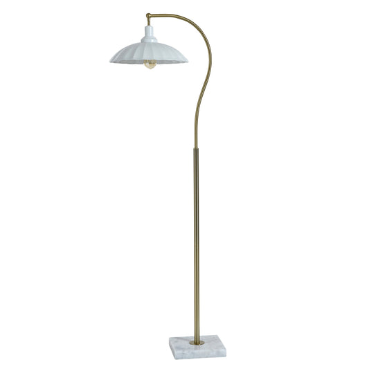 PENELOPE FLOOR LAMP-WHITE